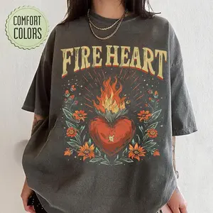 Vintage Style Comfort Colors Aelin Galathynius t-shirt, Fireheart Shirt, To Whatever End shirt, Throne Of Glass Merch, Crew Neck19, Cotton