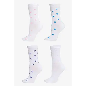HRTSOCK-4PK - Heart Sock 4 Pack