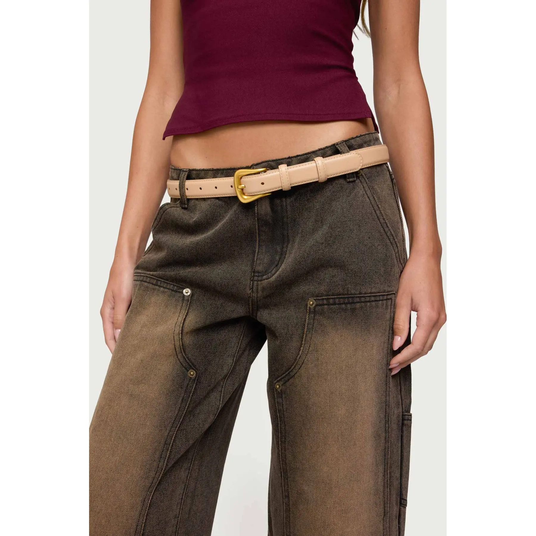 Back To Basics Faux Leather Belt Back To Basics Faux Leather Belt
