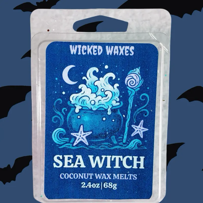 Sea Witch Wax Melts | Tropical Ocean Spell Scent | Coconut Sea Moss Driftwood | Strong Wax Melts Sea Witch Wax Melts | Tropical Ocean Spell Scent | Coconut Sea Moss Driftwood | Strong Wax Melts