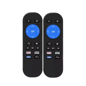 (2 PACK)Remote for Roku Streaming Player, Compatible with ONN, Haier, Westinghouse, Hisense, Insignia, JVC, LG, Sharp, TCL