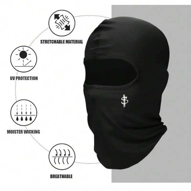 Ski Mask Face Cover Balaclava - 3Pcs Stretchable UV Protection & Wind Protection for Men Women Outdoor Sports - Breathable Moisture Wicking Material