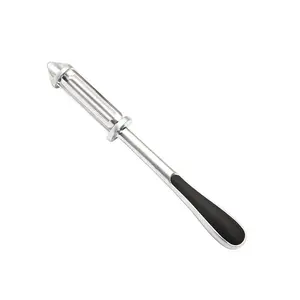 Juvenixs 3 In 1 Stainless Steel Vegetable Peeler Kitchen Utensil Blade Smooth Peeling Straight