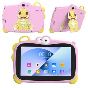 7-inch children's tablet Android, dual cameras, supports WiFi and Bluetooth, shockproof protective case, parental control, ideal gift, touchscreen tablet