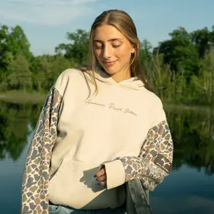 Fleece-Lined Hoodie - Old School Camo