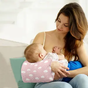 New Arrival Cotton Fleece Thickened Soft Maternity Nursing Pillow for Baby - Multi-Purpose Breastfeeding Pillow & Baby Holding Support Pillow, Arm Rest Feeding Pillow, Must-Have Baby & Mom Essential