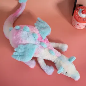New 50cm Color Cherry Dragon Baby Doll Bedroom Pillow Flying Dragon Play With Plush Toys Pet Holiday Gift