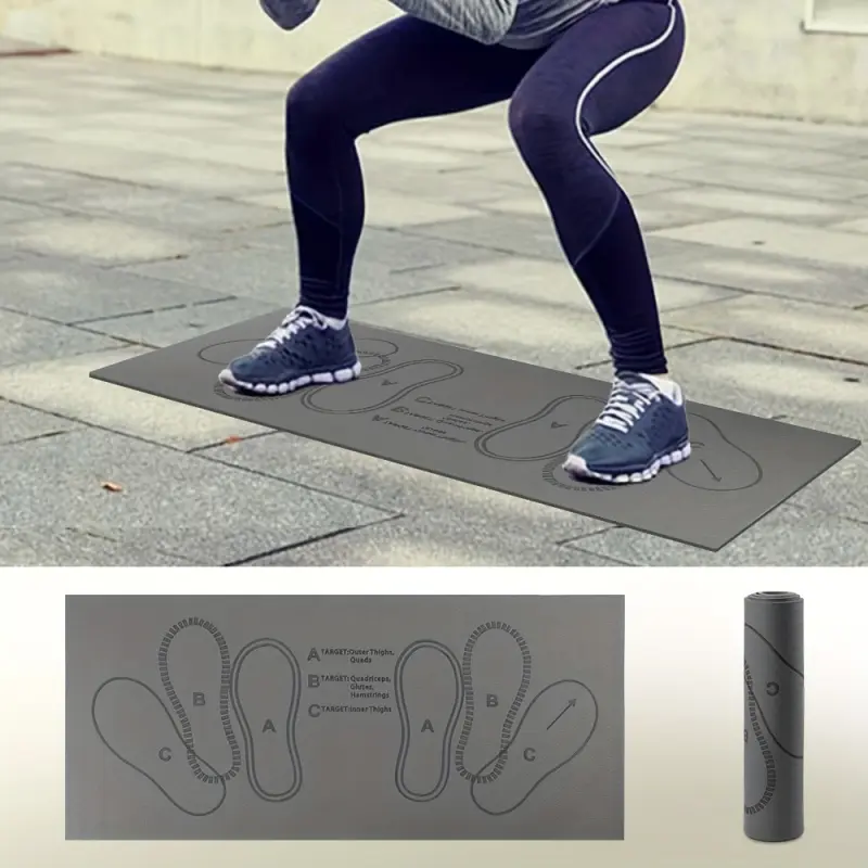 Squat Pad (1 Count) - Lightweight Practical Geometry Design, Padded Squat Assist Mat for Leg Workouts, Adults' Home Gym Accessory, Yoga & Pilates Training