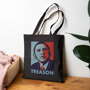 Obama Treason Canvas Tote Bag