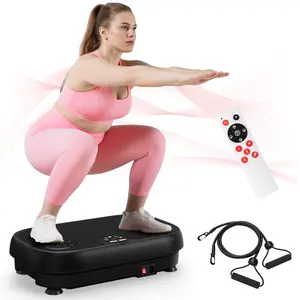 Relife Sports Vibration Plate for Lymphatic Drainage Magnetic Foot Massage Injury Rehabilitation Plate Exercise Body Workout for Women,Capacity Weight 440LbS