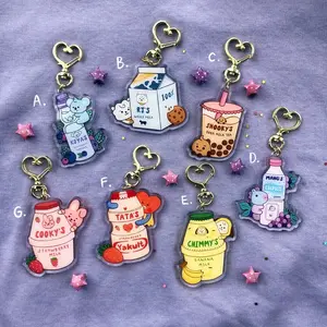 Drink Babies Acrylic Keychain Gift for Fan