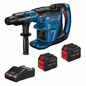 Bosch GBH18V-40CK27 18V PROFACTOR 1-5/8" SDS-max Rotary Hammer Power Tool w/ 2 x 12.0 Ah CORE Exclusive Batteries, Power Tools
