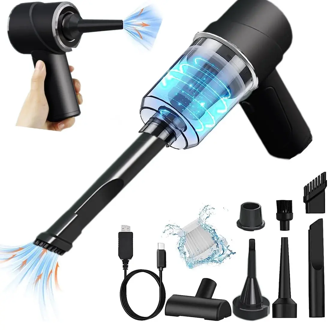 6000PA Powerful Car Vacuum Cleaner