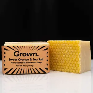 Sweet Orange + Sea Salt - Cold Process Bar Soap