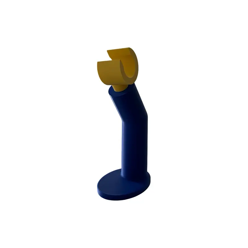 Gaming Custom Headphone Holder, Multi-Functional Controller Stand, Blue and Yellow Electronics Accessories