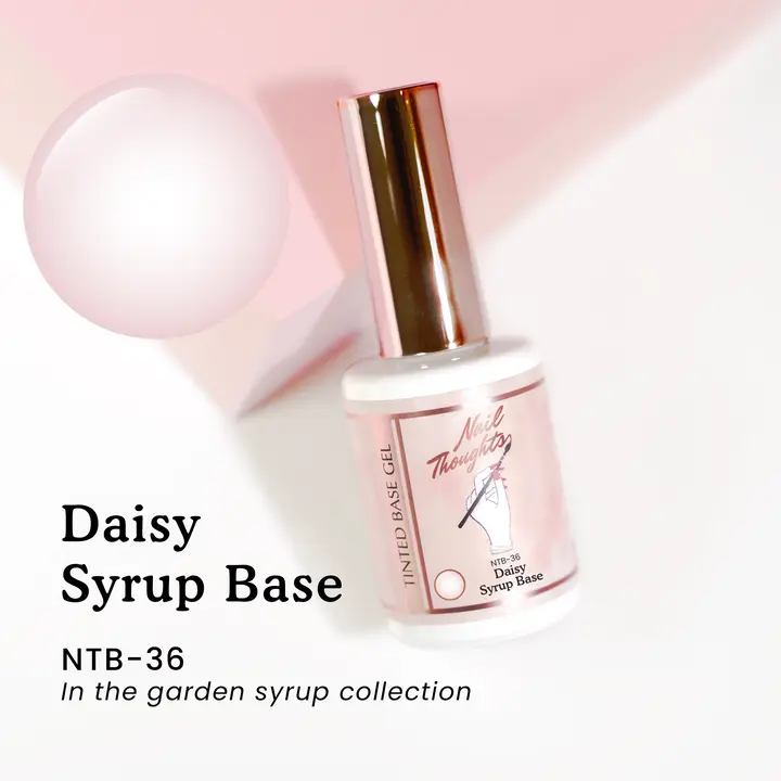 Kokoist X Nail Thoughts Tinted Base Gel - NTB-36 DAISY SYRUP BASE Builder Gel Base