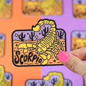 Zodiac Scorpio Vinyl Sticker