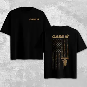 Vintage Case IH American Flag Harvesting T-Shirt – Retro Case IH Agricultural Machinery Graphic Tee, Diesel Farming Apparel, Midwest Rural Country Shirt, Heavy Equipment Inspired Design, Farmer Gift for Dad, Classic Harvest Field Sketch Unisex Shirt