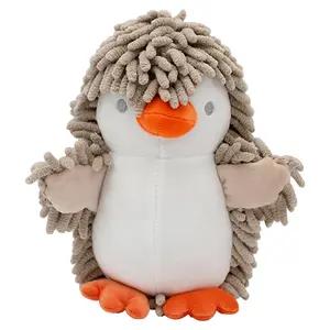 REGALWOVEN 1pc Fuzzy Ball Bathroom Hand Towels, Cute Cartoon Animal Chenille Hand Towels, Soft and Absorbent Decorative Towel for Kitchen, Hotel, Office 8" x 8" Brown