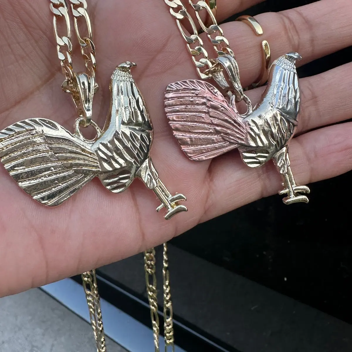 Rooster Necklace 24” inch chain Anniversary Male Female Birthday Daily Engagement Auspicious