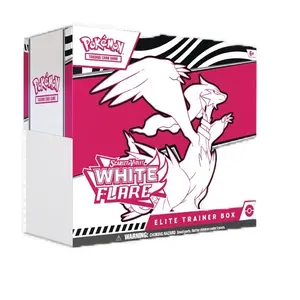 Pokemon Scarlet & Violet White Flare Elite Trainer Box - Official Trading Card Game
