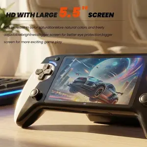 X9 handheld game console, a rechargeable portable game device with 10 simulation games, suitable for both home and travel use, a handheld wireless game console with a protective cover, a holiday gift, a present for relatives and friends
