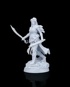 Draconic Cataclysm – Dorinthea, Master of Swords – Hero | Swordmaster Hero | Legendary Blade Warrior | Fantasy RPG Figure | DND Miniature | 3D Printed Tabletop Model