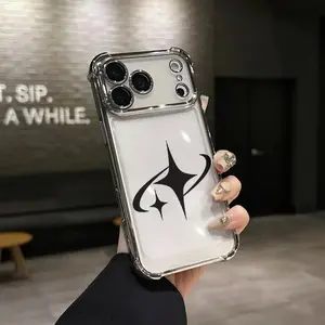 Minimal Meteor Star Phone Case for iPhone 17 AIR 17 PRO 16 PRO 15  PRO MAX  14 PLUS 13 PRO 12 11 series (silicone softshell) airbag anti-drop and shockproofmobile phone protective case, Accessories, Smartphone
