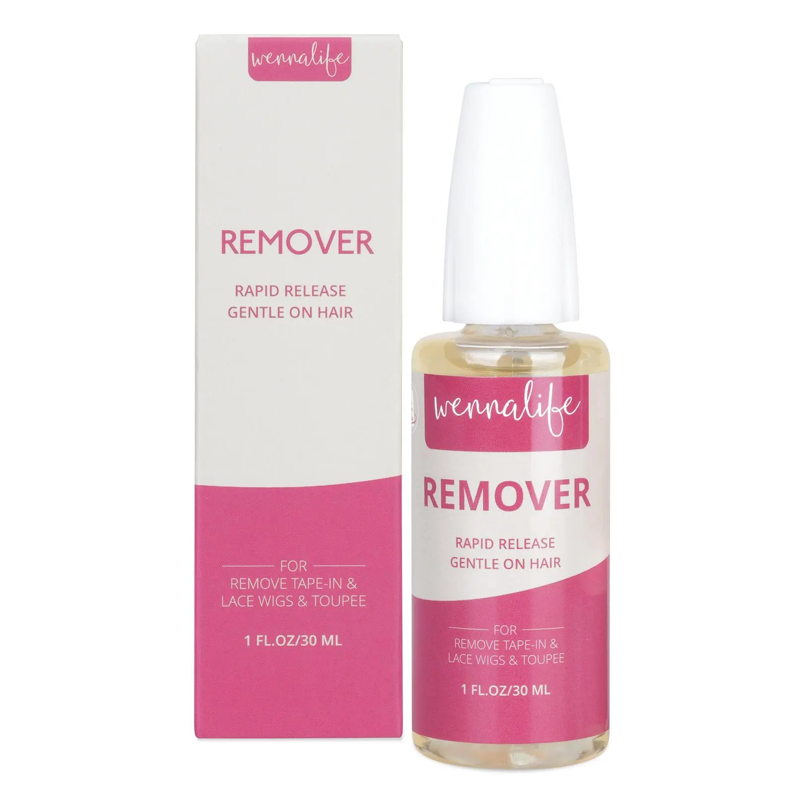 WENNALIFE Tape in Extension Remover 1 FL.OZ. (30ML) Tape in Remover Fast-Acting Wig & Toupee Gentle Effective Lace Glue Remover #TikTokShopSummerSale