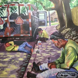 Descanso Revolucionario Print