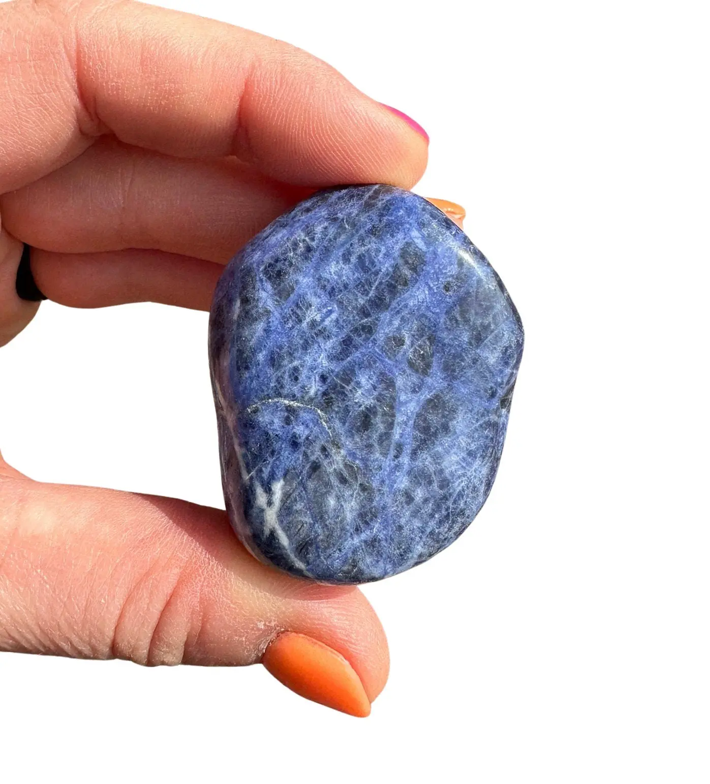 New Moon Beginnings Large Tumbled Sodalite Pebble