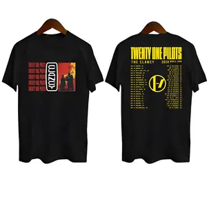 Twenty One Pilots Tee - Clancy Tour 2024 - Fan Apparel - All Sizes - Graphic Design