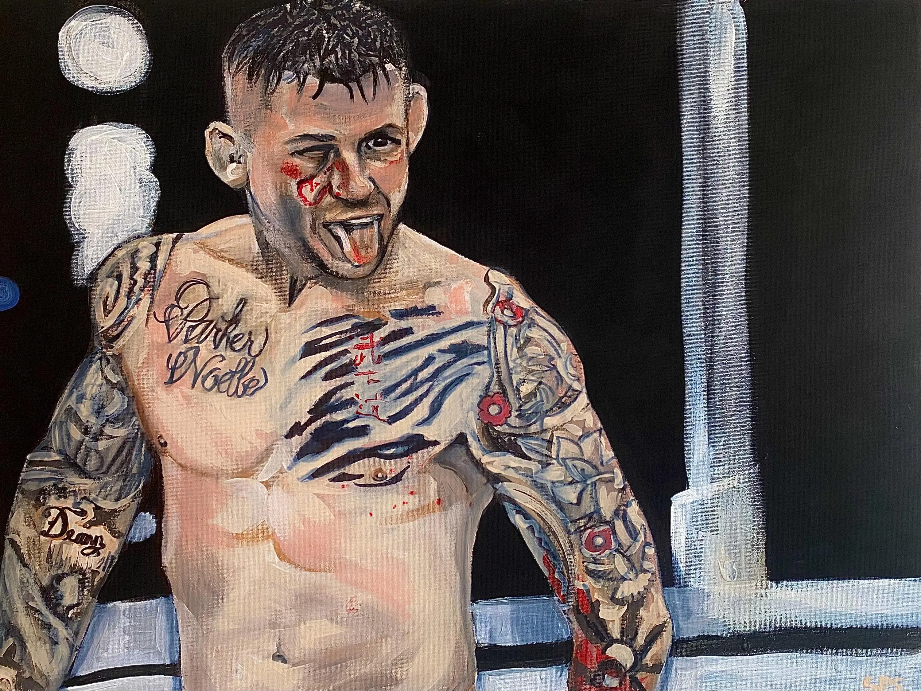 Dustin ‘The Diamond’ Poirier UFC MMA kiss-cut sticker laptop decal