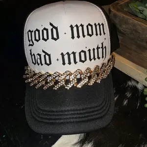 Good Mom Bad Mouth Trucker Hat