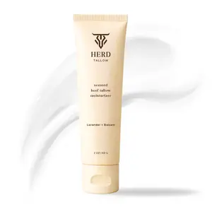 Herd Tallow Beef Tallow Moisturizer – Grass-Fed Tallow Face & Body Cream with Manuka Honey, Colloidal Oat, Hyaluronic Acid – Hydrating Balm for Sensitive, Dry, Redness-Prone Skin