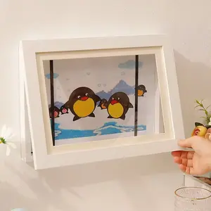 Flip-Top Kids Art Storage Frame, Display & Store Drawings, Growth Memory Photo Frame, Magnetic Kids Art Holder