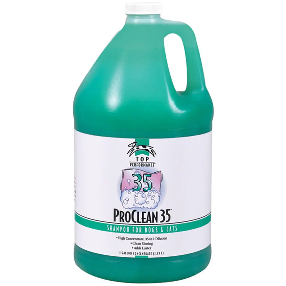 212 MAIN Pet Pals ProClean 35 Gal Coconut-Infused Pet Shampoo - Light, Top-Performance, Adds Shine, Safe Rinse, Suitable for All Dog & Cat Coats