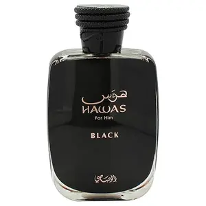 Rasasi Hawas Black 3.4 Oz Eau De Parfum Spray By Rasasi BRAND NEW 2024 RELEASE