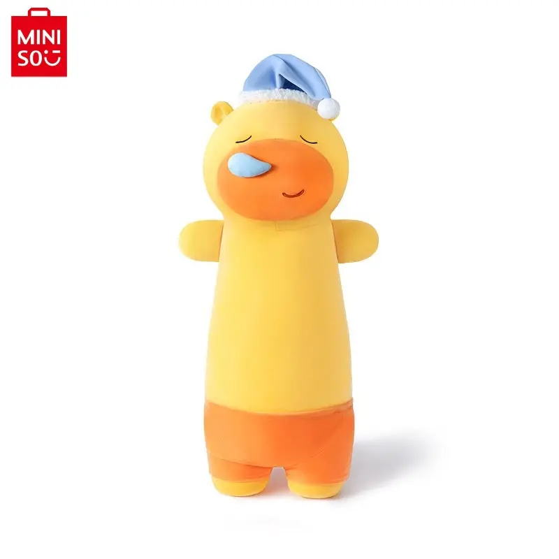 Miniso 23.6in Snoring Lulu Stuffed Plush Pillow - Durable, Soft, Fluffy Plush Fabric Toy with Soft Cloud Squish, Unisex Stress Relief for Adults, Bedroom Decoration, Birthday Gift Ideal for Naps, Cute Cartoon Shape