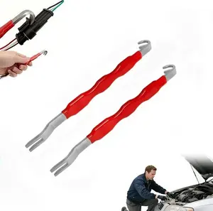 [2 pcs] Automobile electrical terminal connector disconnector tool, plug connector disconnection tool, automotive universal electrical tools
