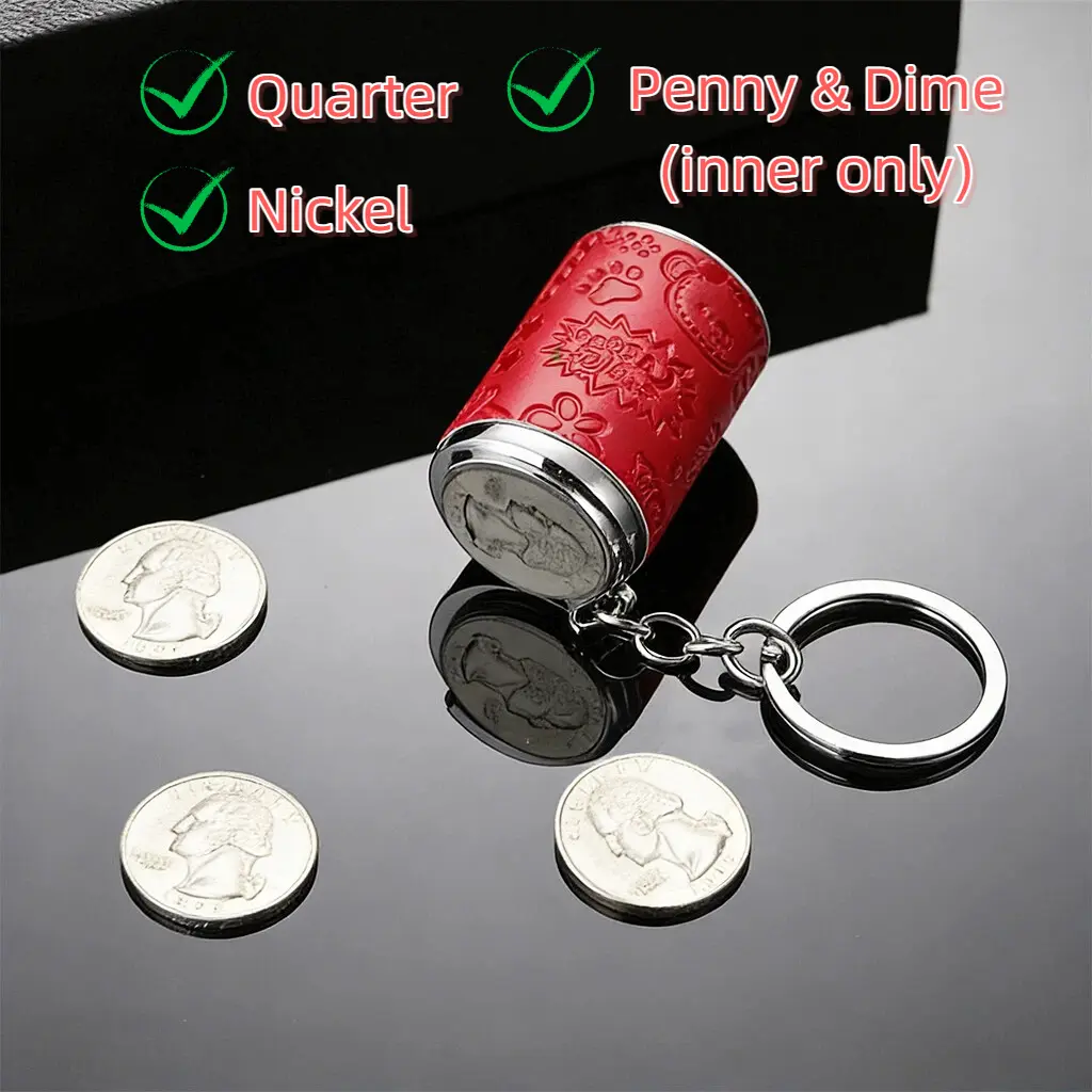 Mini Coin Bank 2-in-1 Fidget Stress Relief & Portable Coin Storage Mini Coin Bank 2-in-1 Fidget Stress Relief & Portable Coin Storage