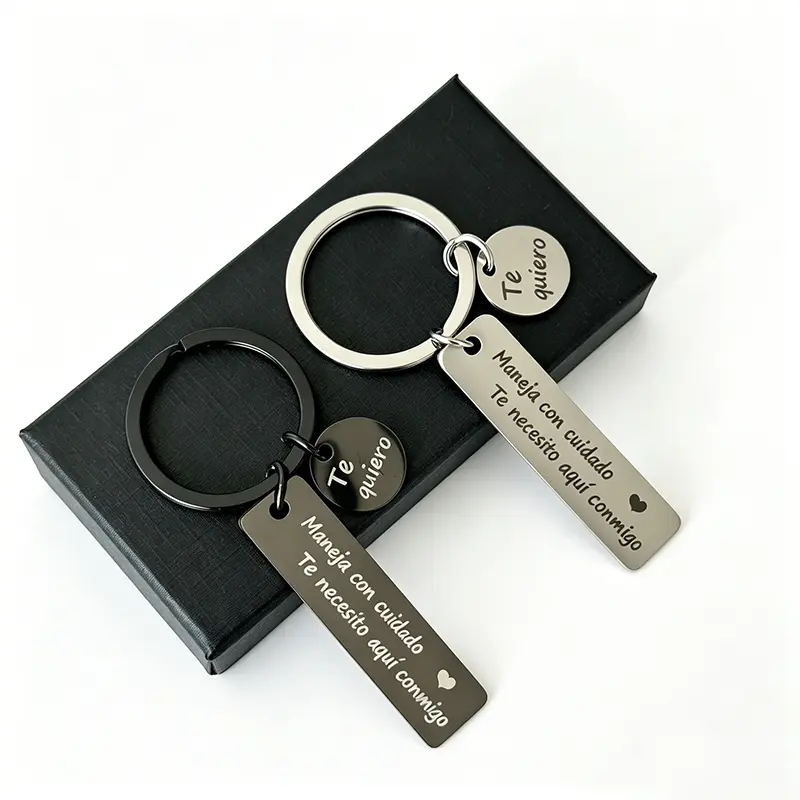 Drive Safe Keychain, Letter Pattern Keychain, Gifts for Boyfriend on Birthday Father Day Xmas, Outdoor Accessories Spanish styles,Christmas Gifts, Personalized