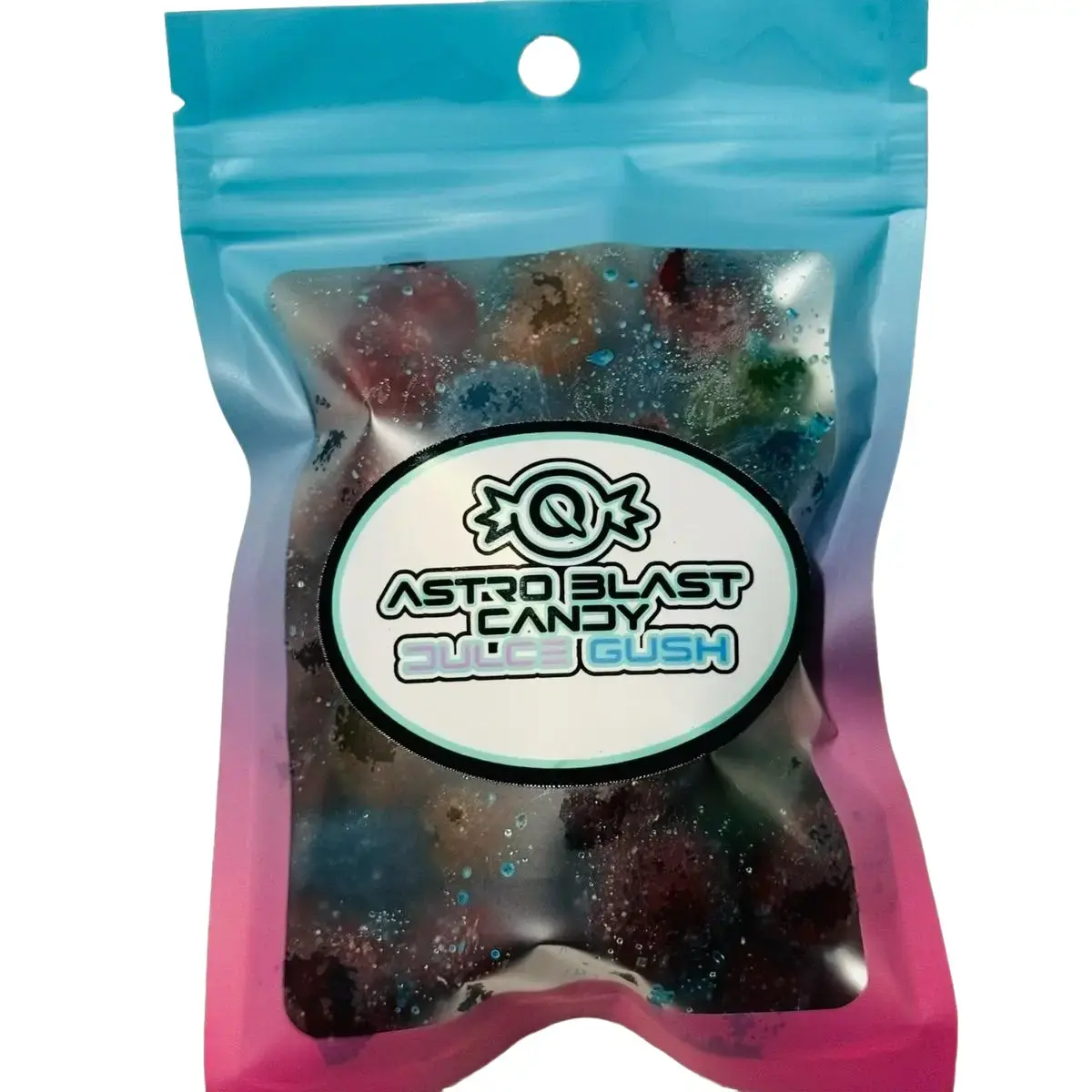 Astro Blast Candy Dulce Gush Sour Cotton Candy Gummies - Sweet Bonbon sour snack candy gusher