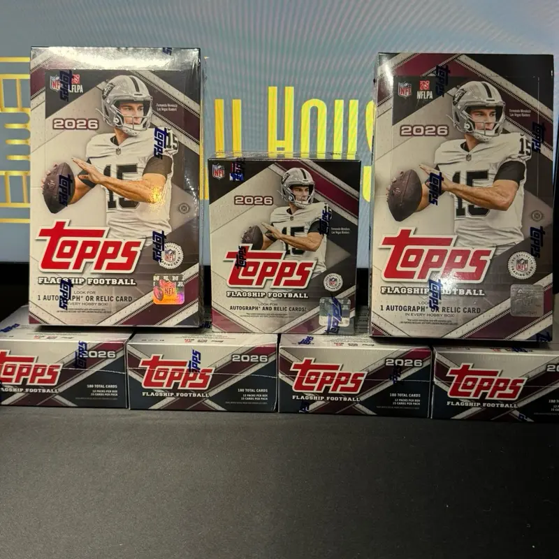 (2x) 2026 Topps Flagship Hobby box (5x) 2026 Topps flagship Mega