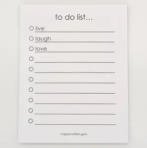 Live, Laugh, Love - Empowering 50 Page To Do List