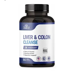 Liver and Colon Cleanse Supplement- Made in USA- Men and Women- Milk Thistle Artichoke Healthcare