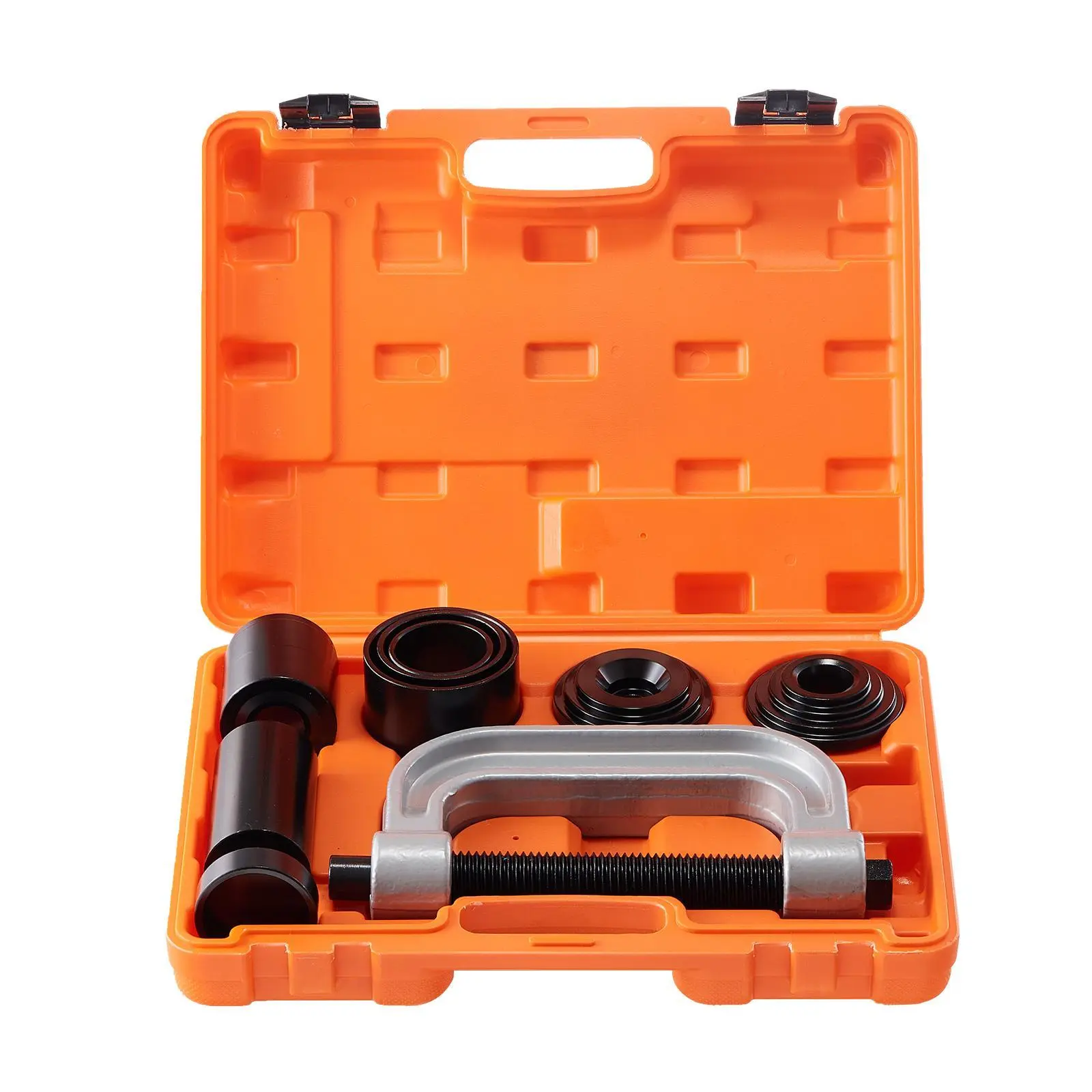 【summerfinds】VEVOR Ball Joint Press Kit, 10 pcs Tool Kit, C-press Ball joint Remove and Install Tools, for Most 2WD and 4WD Cars, Heavy Duty Ball Joint Repair Kit for Automotive Repairing