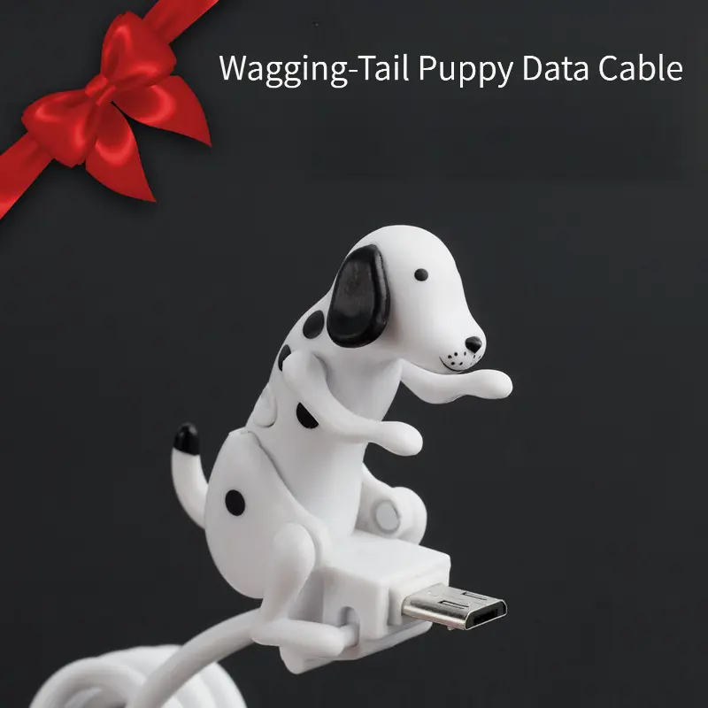 "Rogue Dog" Data Cable — Cute, Playful Puppy Charging Cord | Compatible with Apple, Android, and Type-C Devices — A Creative Gift Idea