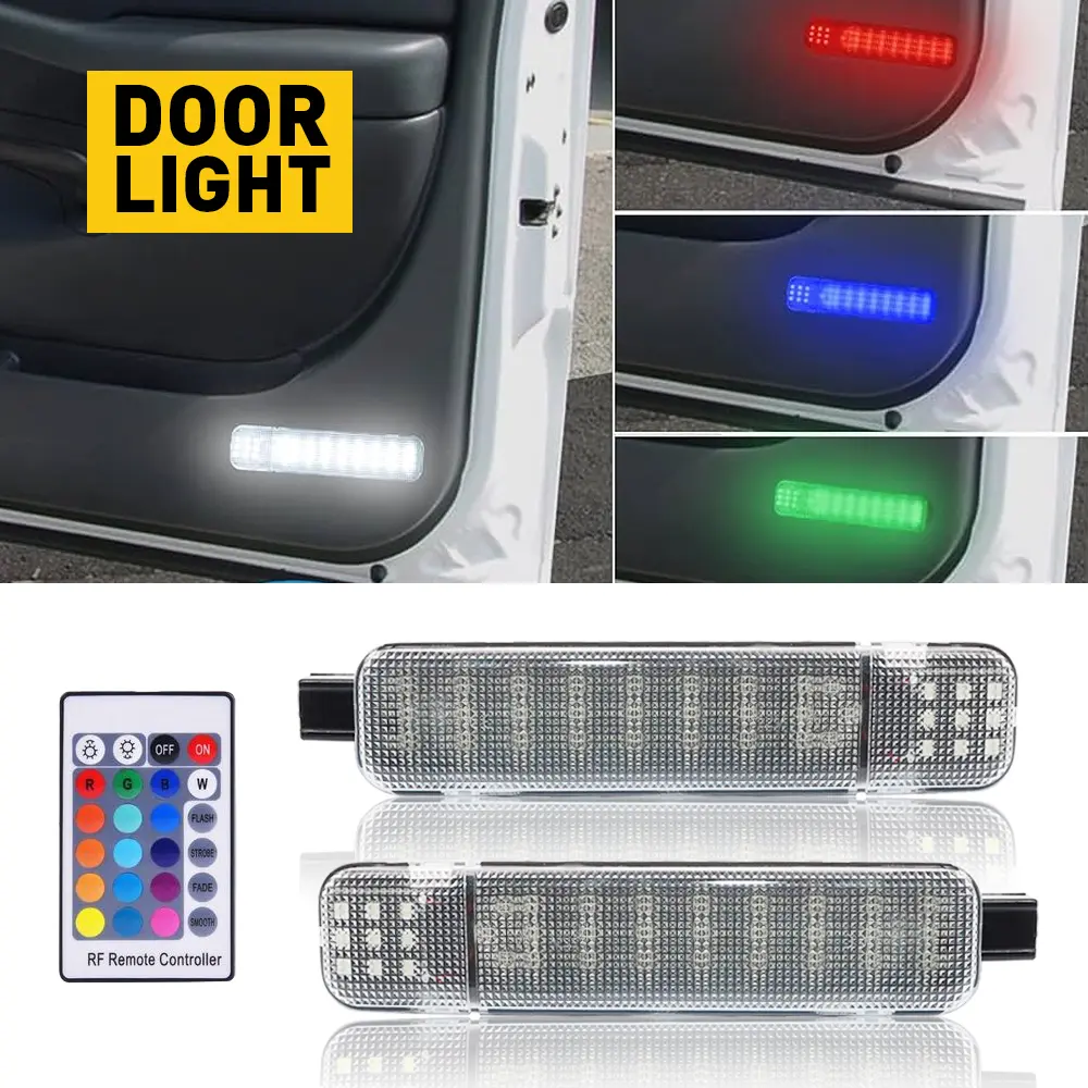 For Chevy GMC Red LED Door Courtesy Light Silverado Suburban Tahoe Sierra Yukon