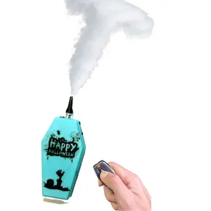 StagesFogger Neon Blue Portable Smoke Machine Handheld Fog Machine w Remote Control Fogger Fog Generator for Photography,Outdoor Events,Parties,Stage Effects Halloween Vegetable Wireless Remotecontrol Photoshoot